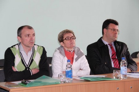 А.Н. Алёшин и коллеги за работой в жюри конференции